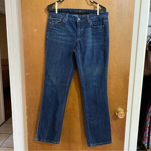 Size 10 blue Ann Taylor straight leg jeans